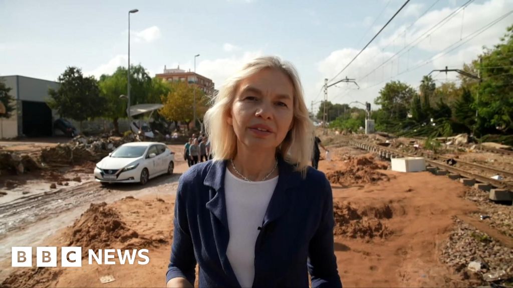 BBC visits flood devastated Paiporta where dozens have died