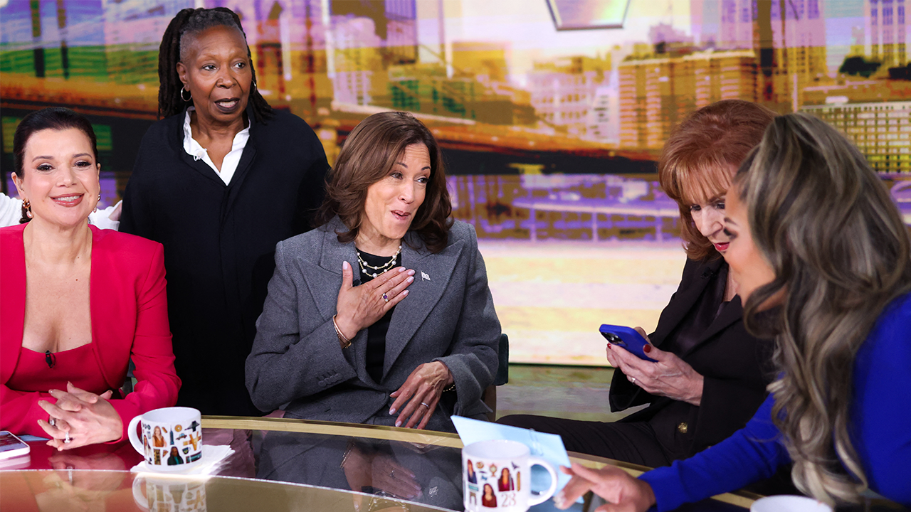 Confident Whoopi Goldberg introduces Kamala Harris on 'The View' as the 'next President of the United States'