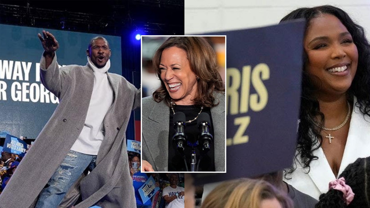 Harris recruits pop stars Usher, Lizzo for swing state pushes