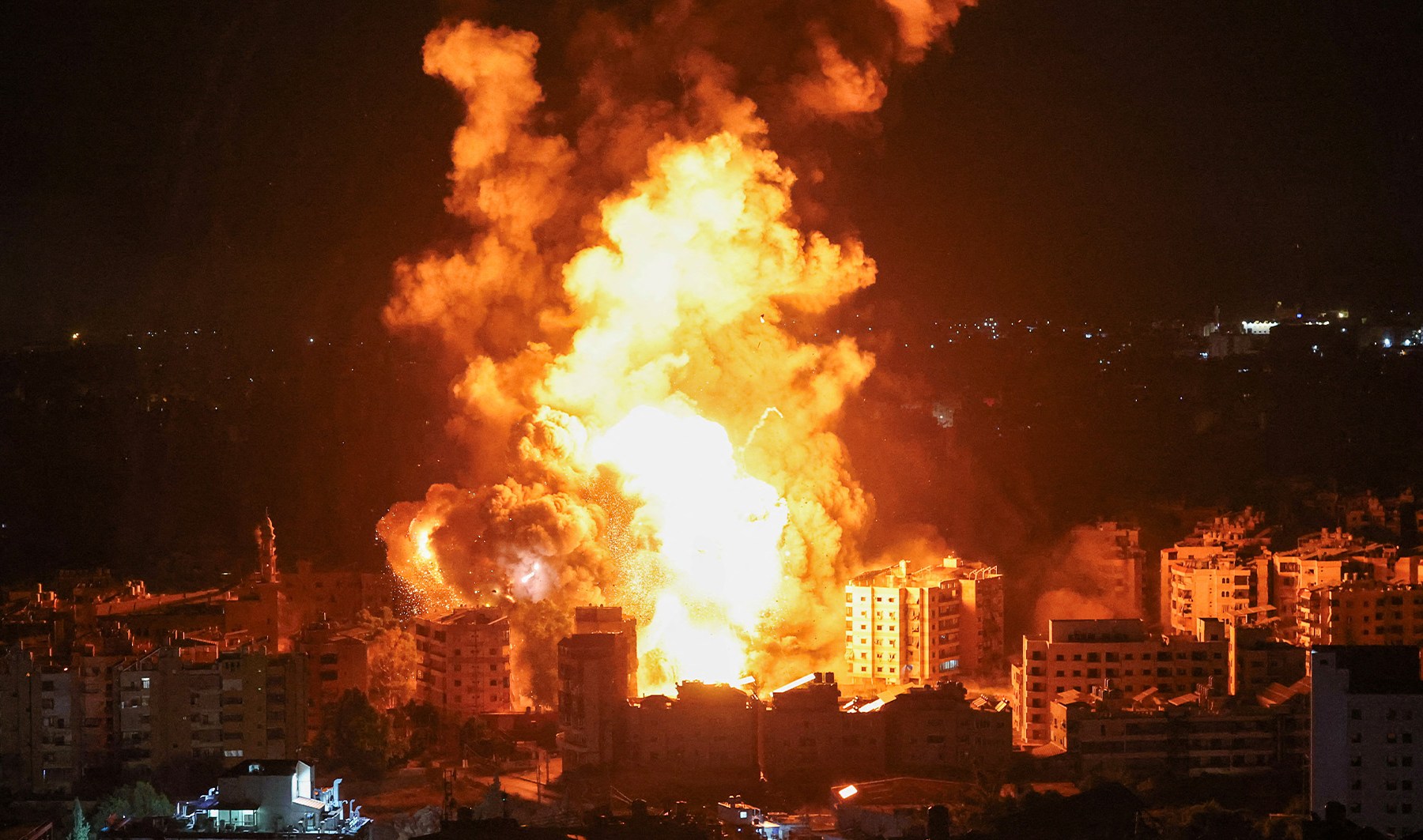 Israeli air attack causes huge explosions in southern Beirut | Israel attacks Lebanon