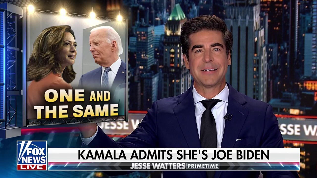 JESSE WATTERS: Kamala Harris just went on TV and said 'I'm more of the same'