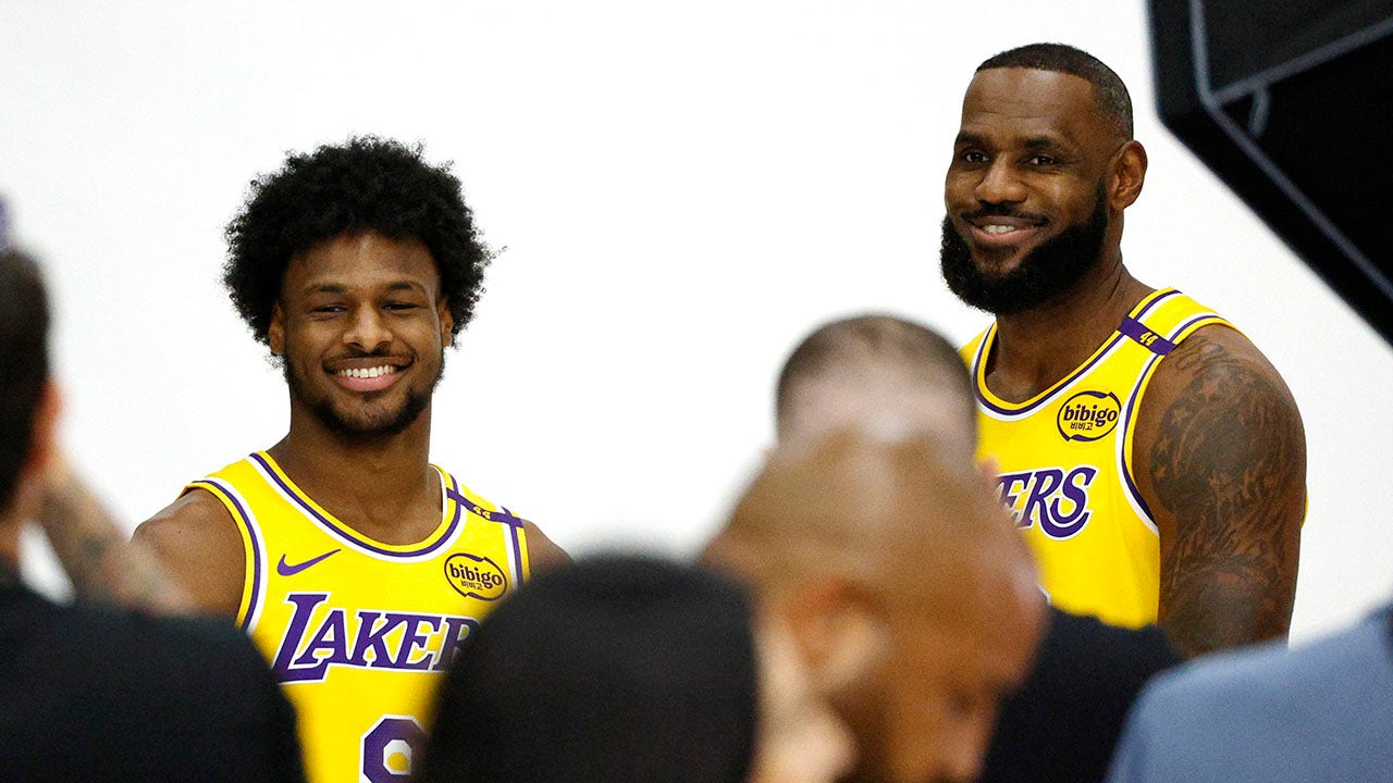 Lakers' LeBron James says he experienced 'pure joy' practices with son Bronny as training camp tips off