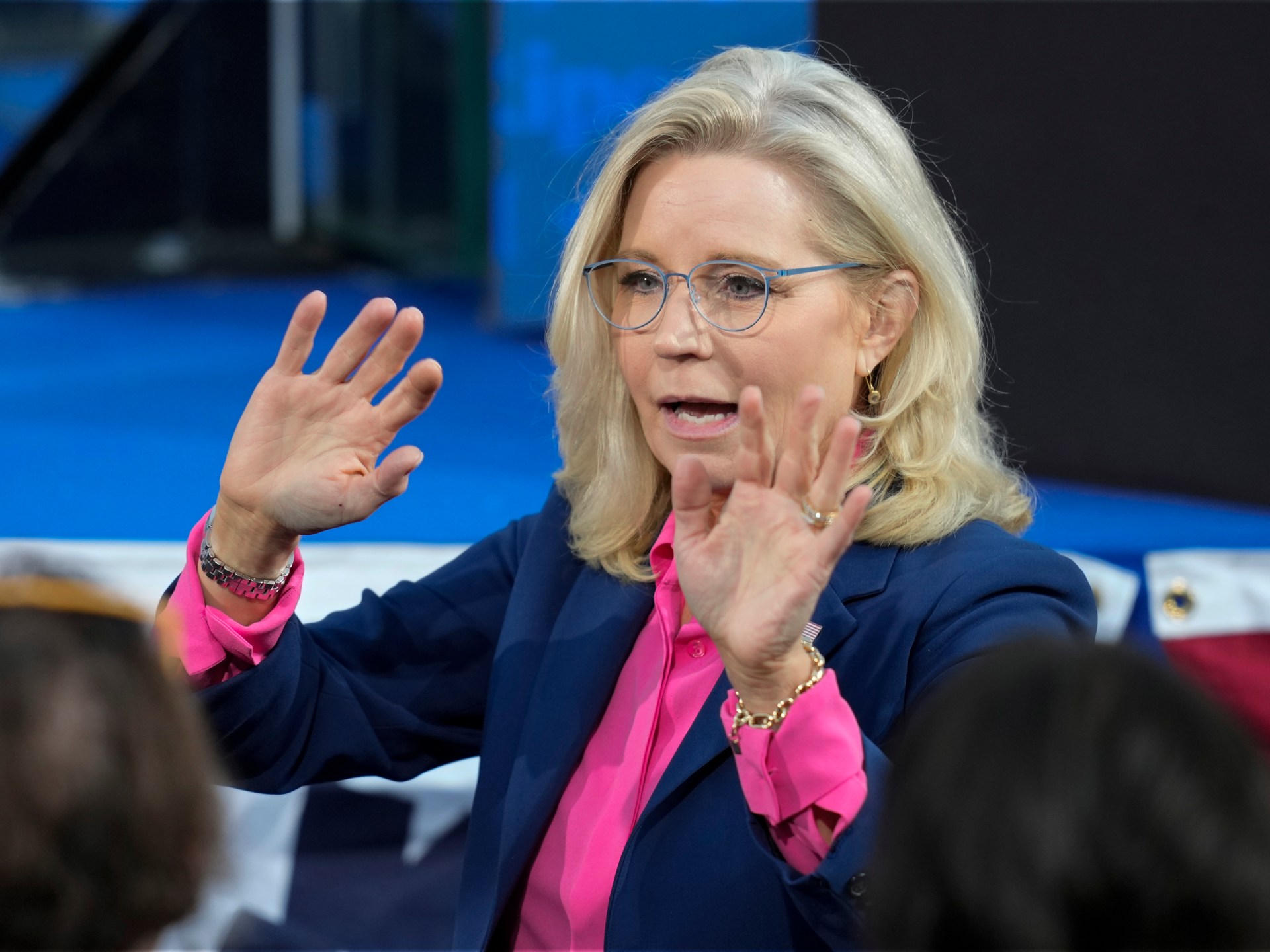 Liz Cheney campaigns with Harris and condemns Trump’s ‘depraved cruelty’ | US Election 2024 News