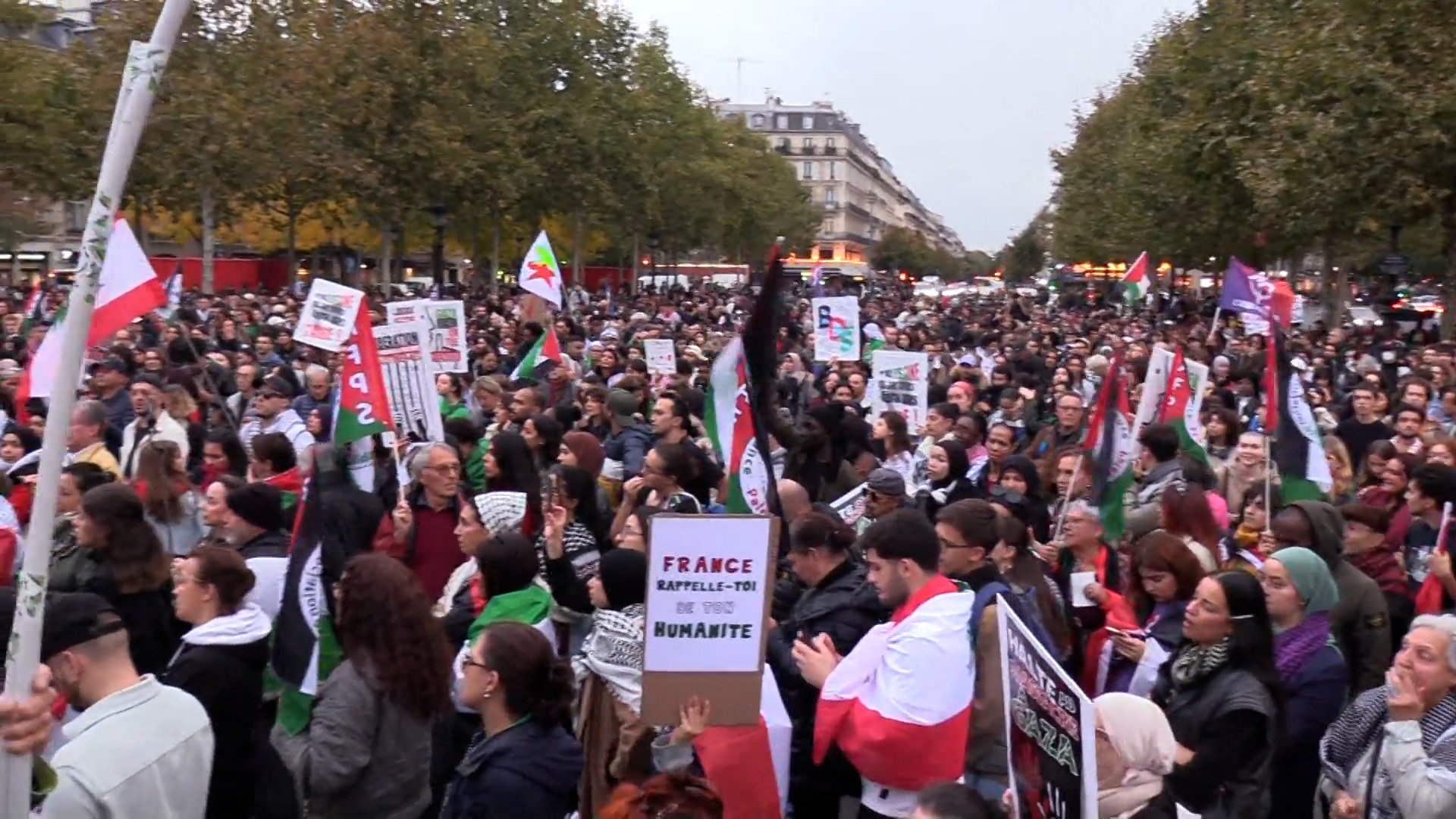 Protest in Paris against inaction on Gaza genocide | Protests