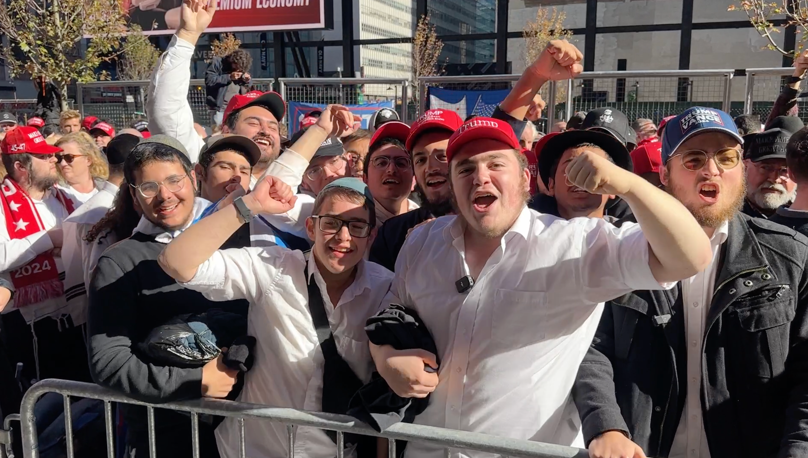 Trump supporters outside Madison Square Garden say 'exhilarating' rally shows NY is in play