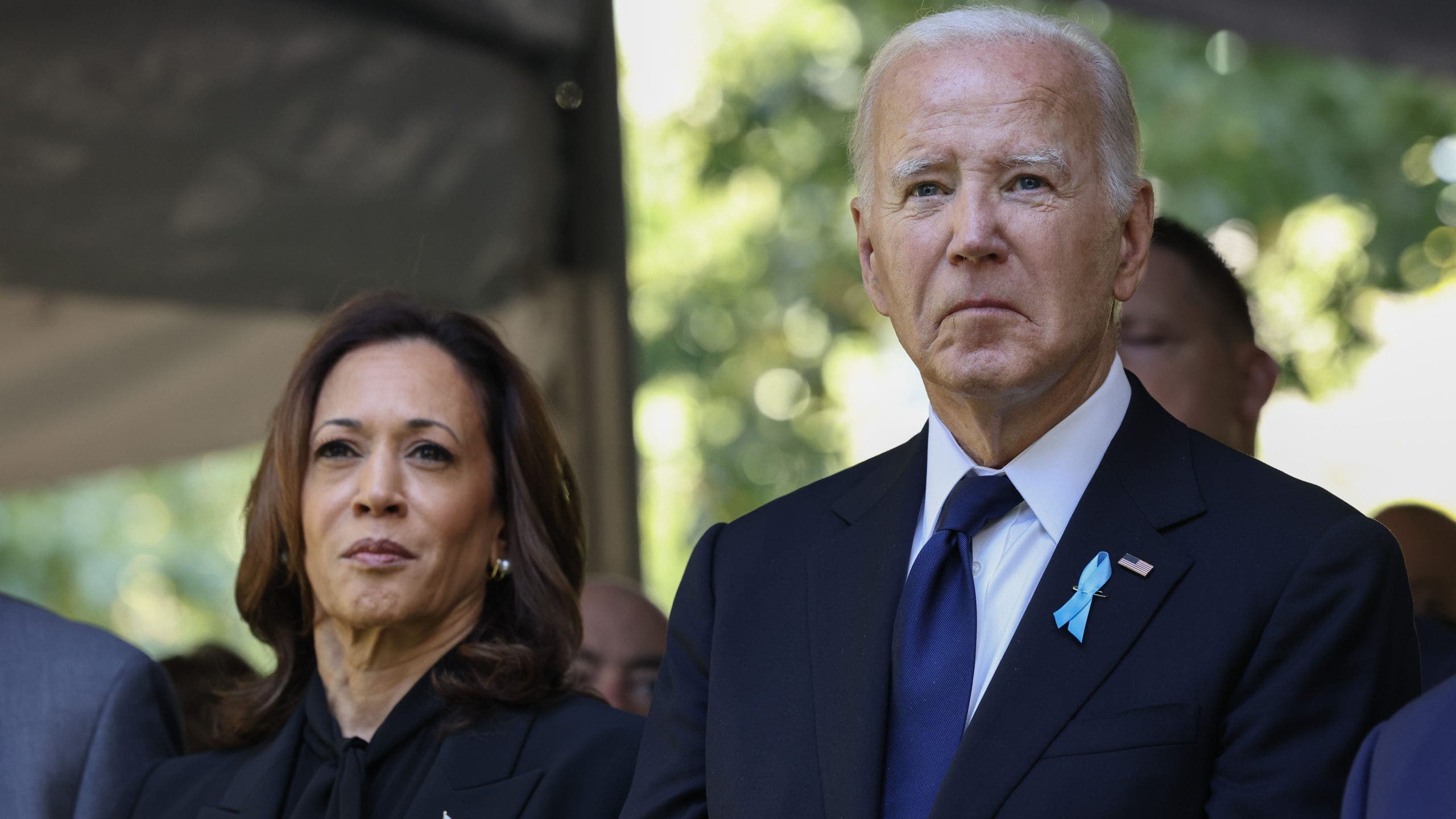 Biden, Harris appear together for 1st time since Trump win at Veterans Day event