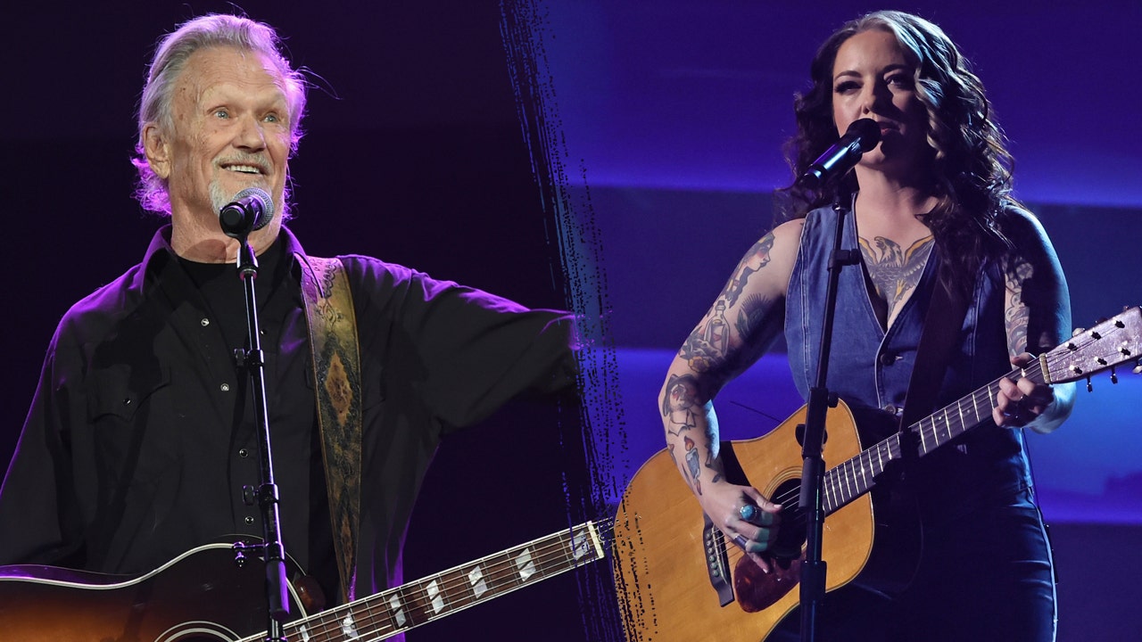 Country singer Ashley McBryde delivers acoustic performance of 'Help Me Make It Through the Night' in honor of the late Kris Kristofferson