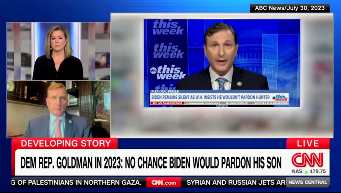 Dem rep confronted with clip of himself claiming Biden wouldn't pardon Hunter: 'What does that feel like?'