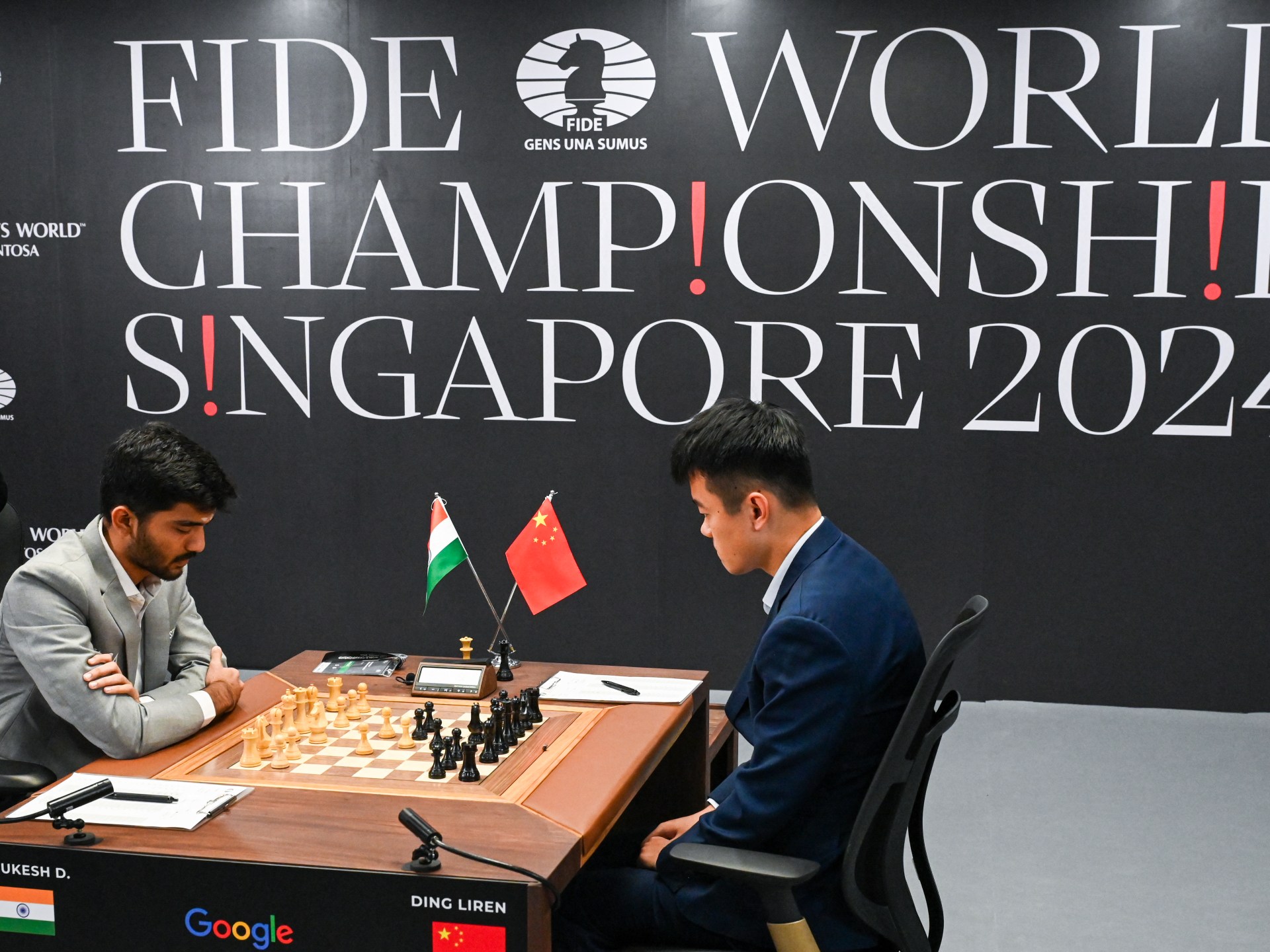 Ding’s comeback win over Gukesh ties World Chess Championship final | Sport News