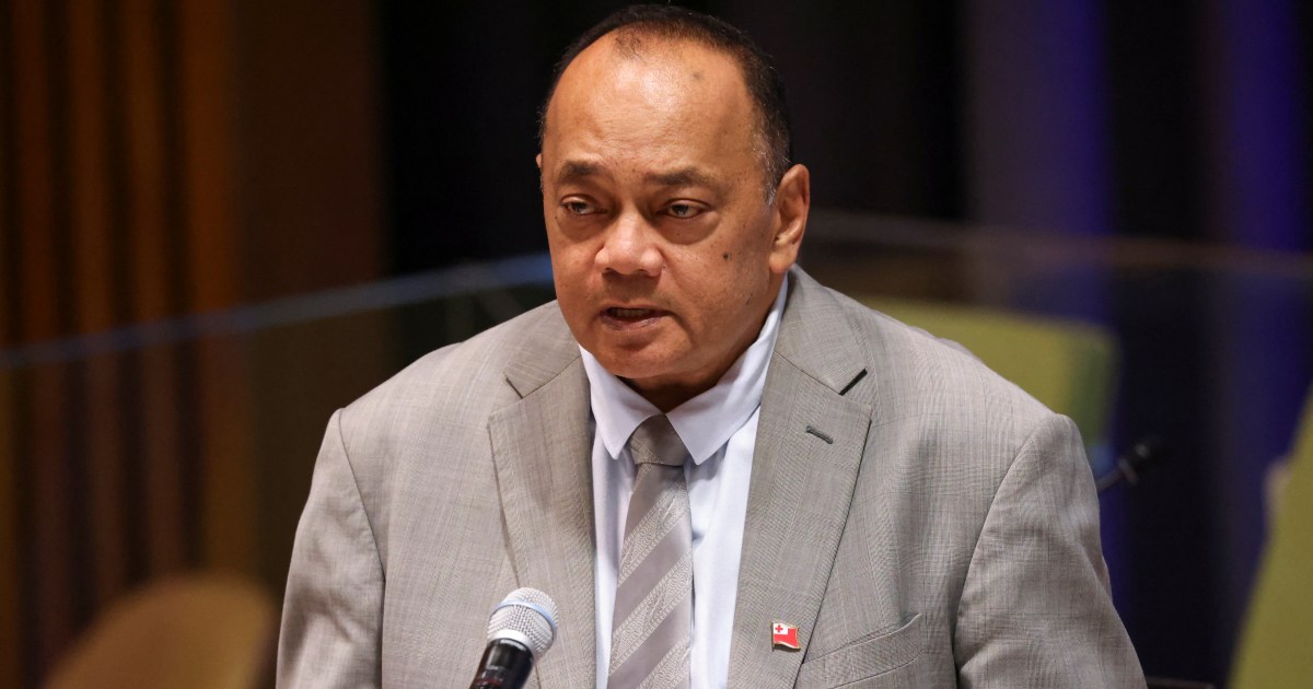 Tonga prime minister resigns ahead of no confidence vote | Politics News