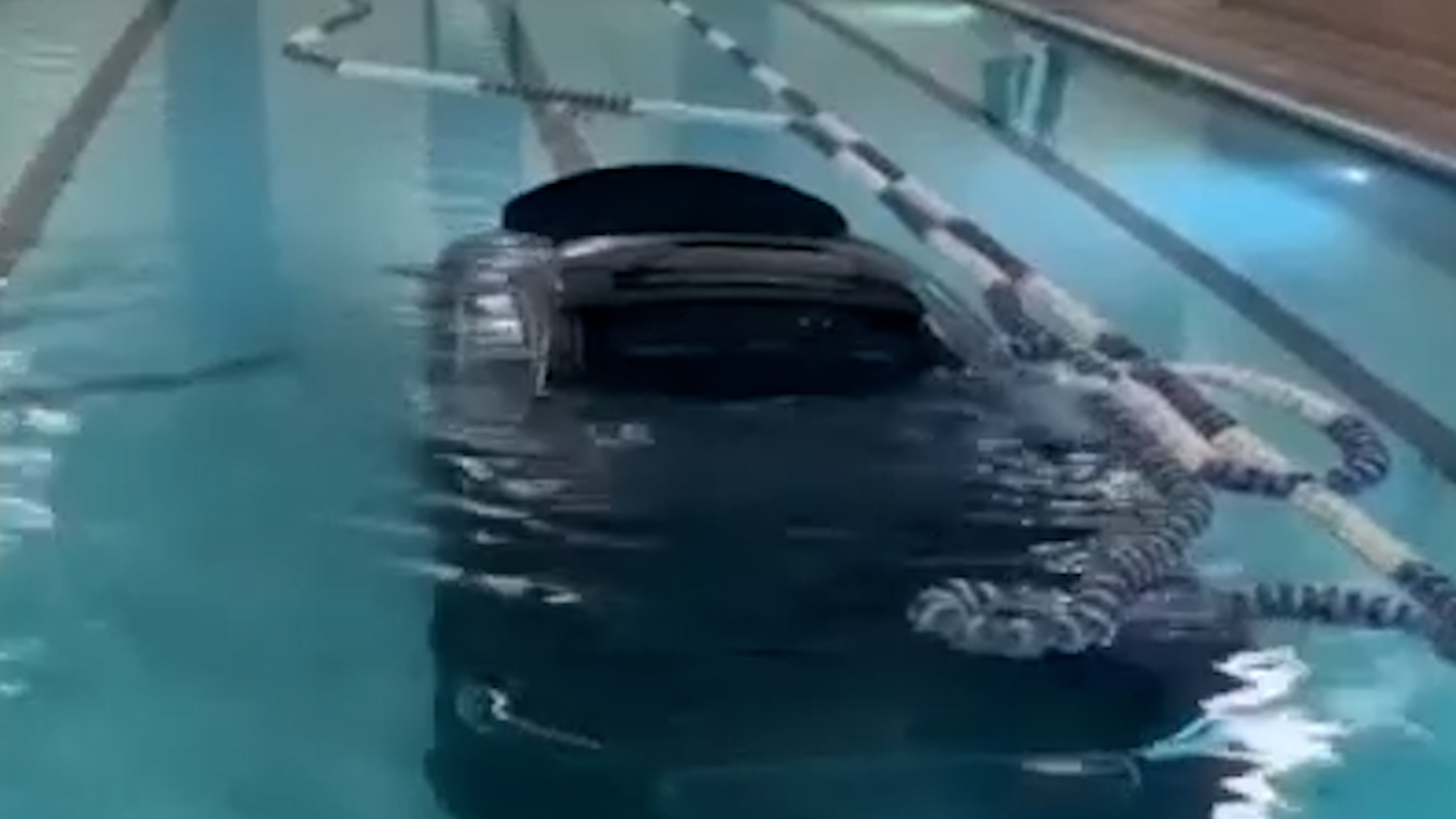 Video: Car pulled from indoor swimming pool in California | Infrastructure