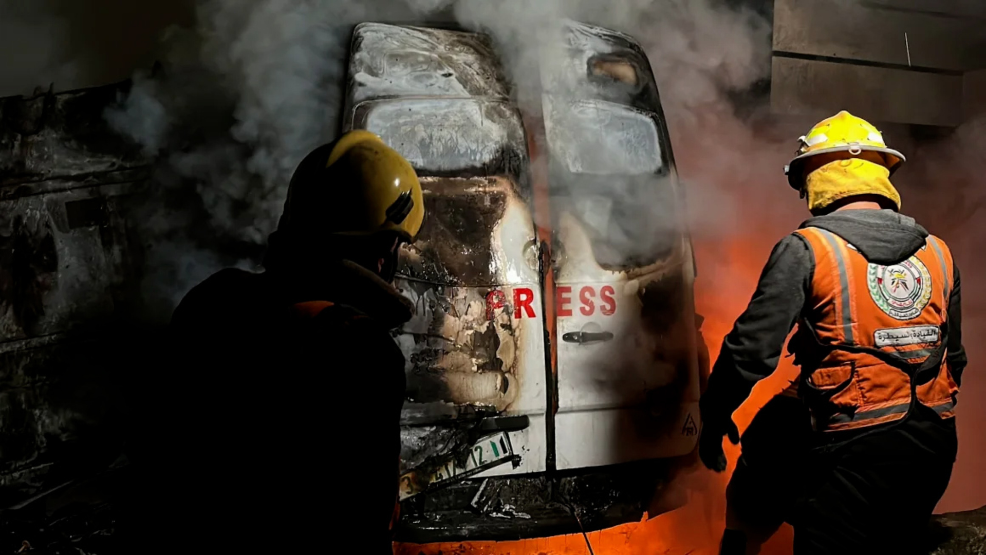 Video: Israeli attack kills five journalists inside press vehicle in Gaza | Gaza