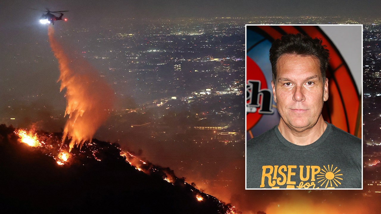 Sunset Fire: Dane Cook documents 'really scary' exit from home as flames erupt in the Hollywood Hills